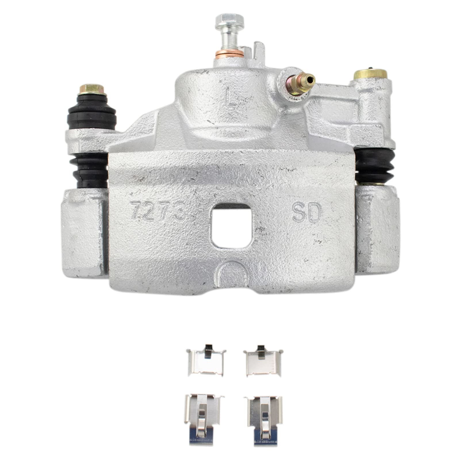 TRQ Front Left Brake Caliper w/Bracket Drivers Side Compatible with 1990-2000 Ho