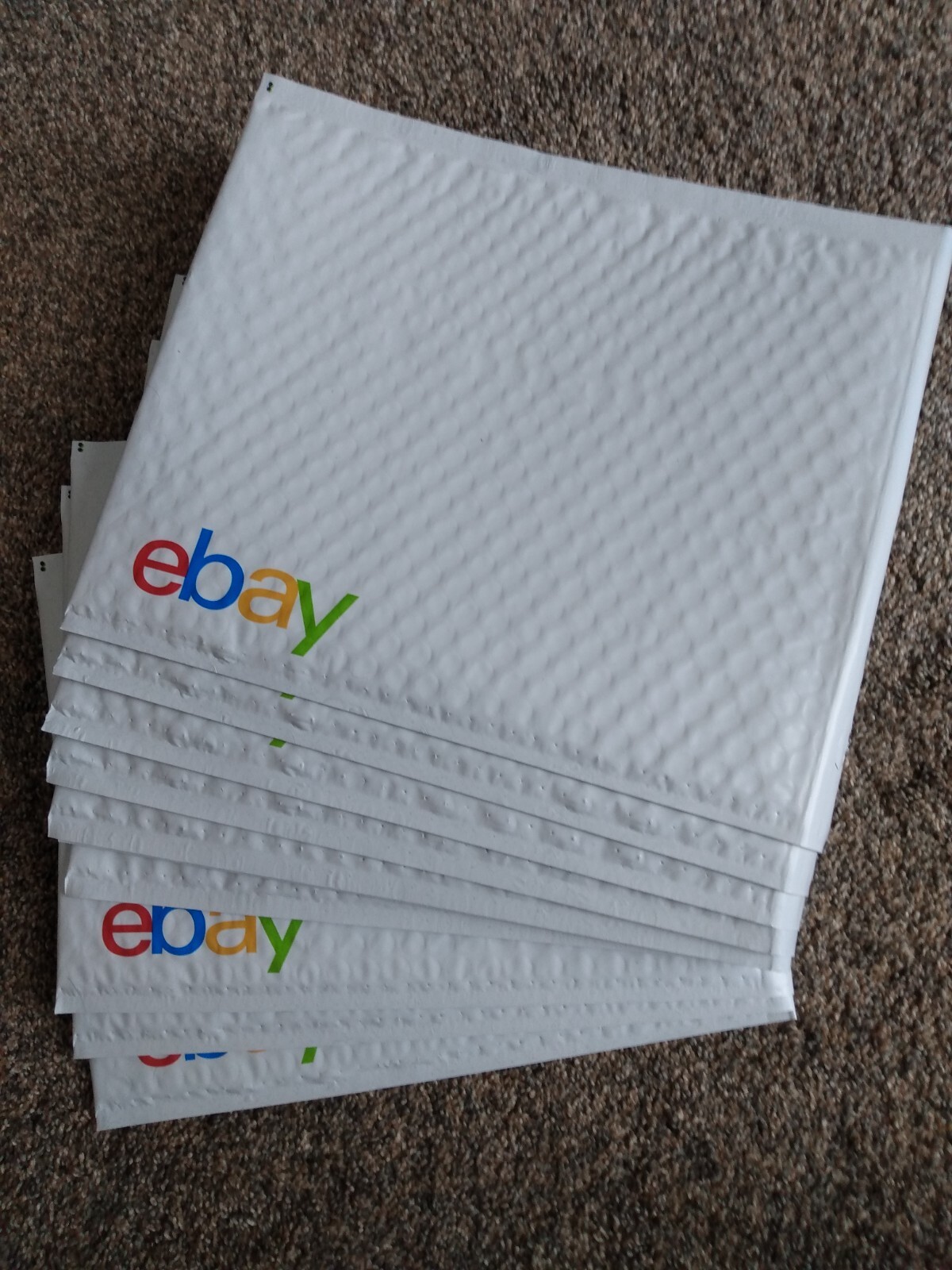 10 eBay Branded Shipping Supplies Padded Air Jacket Bubble Envelope 8.5″x11.25″