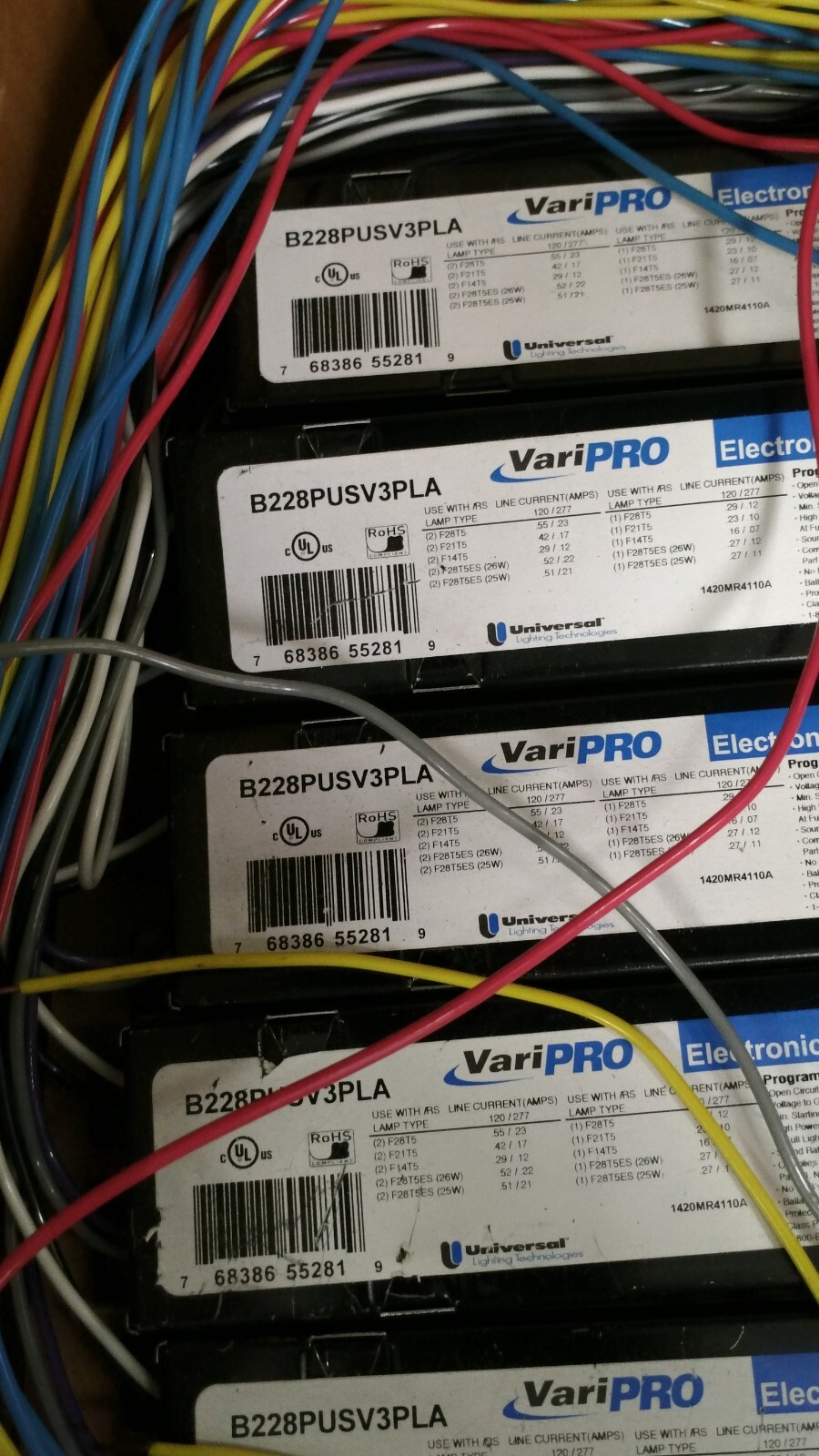 DOUGLAS Lighting Controls VariPRO B228PUSV3PLA Electronic Dimming Ballast 5pcs