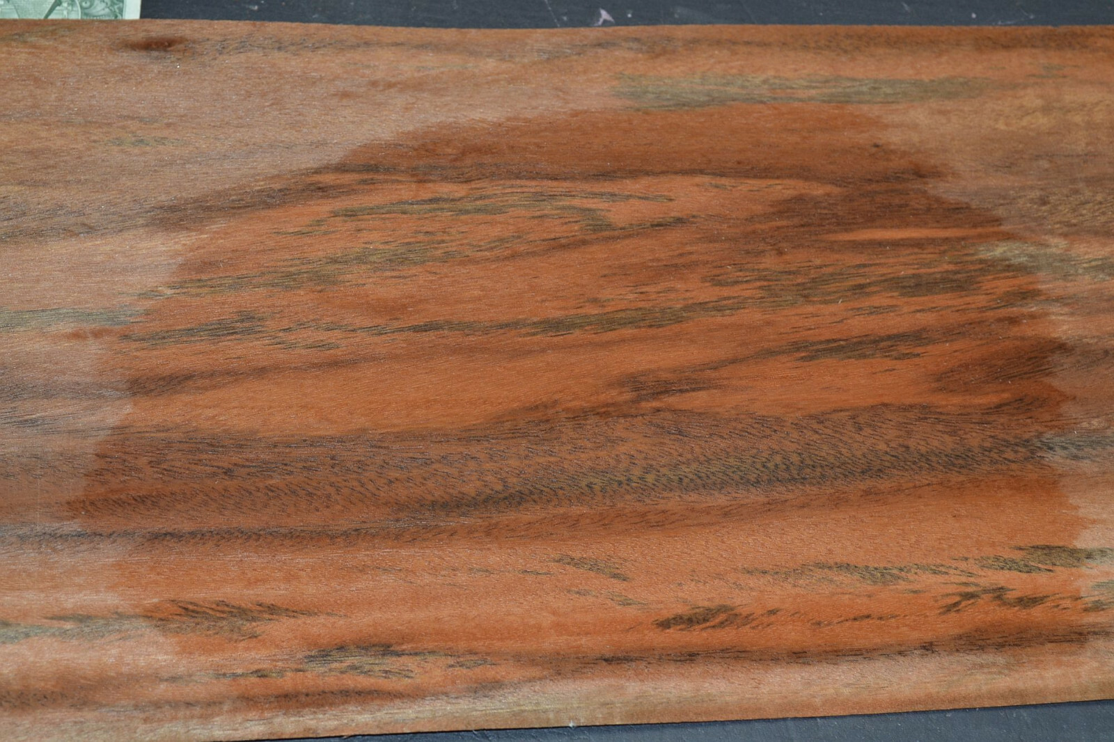 Tigerwood Raw Wood Veneer Sheet 9 x 35 inches 1/42nd UGLY! 7649-34