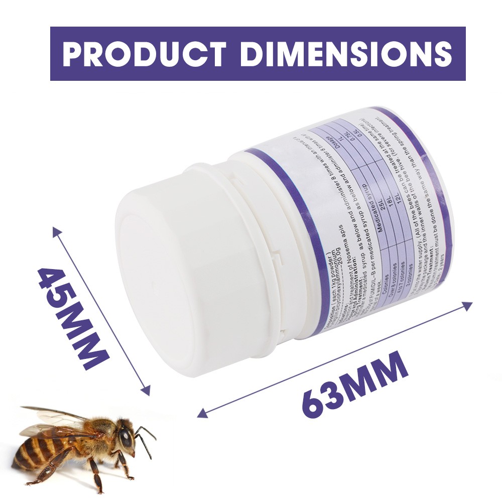 Bees Use Only- FUMIDIL-B Oral Powder Fumagillin Prevention Treatment Nosema Apis
