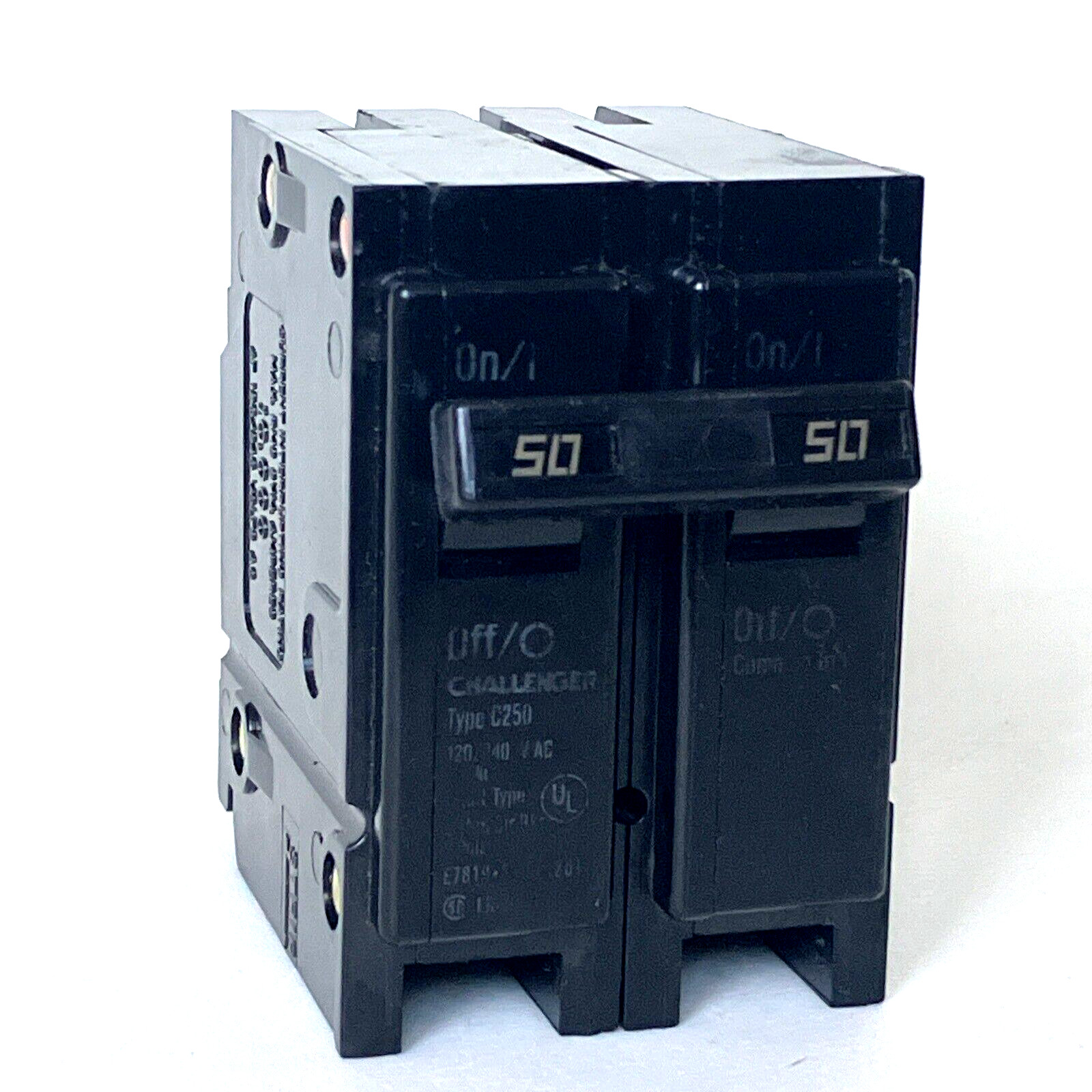 Challenger (GTE Sylvania) C250 BR250 2 Pole 50 Amp Circuit Breaker 240 Volt NEW