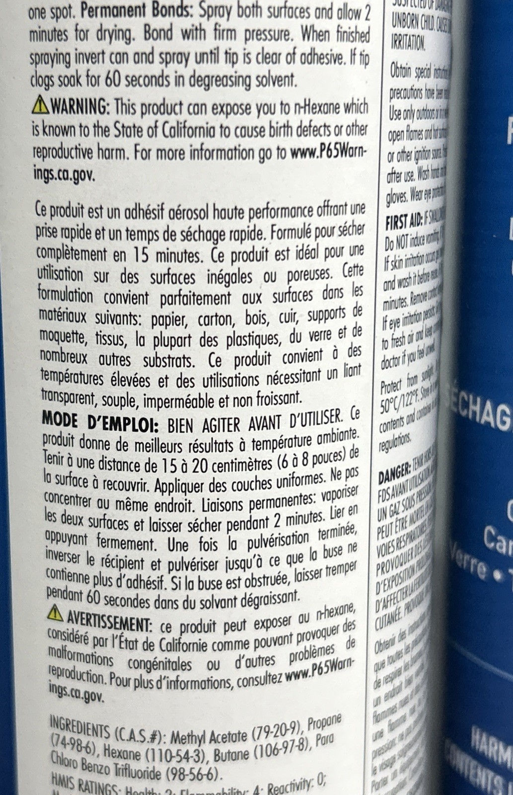 2 Pack IPG 82766 AC50 Spray Adhesive Brand New Fast-Drying Aerosol Adhesive