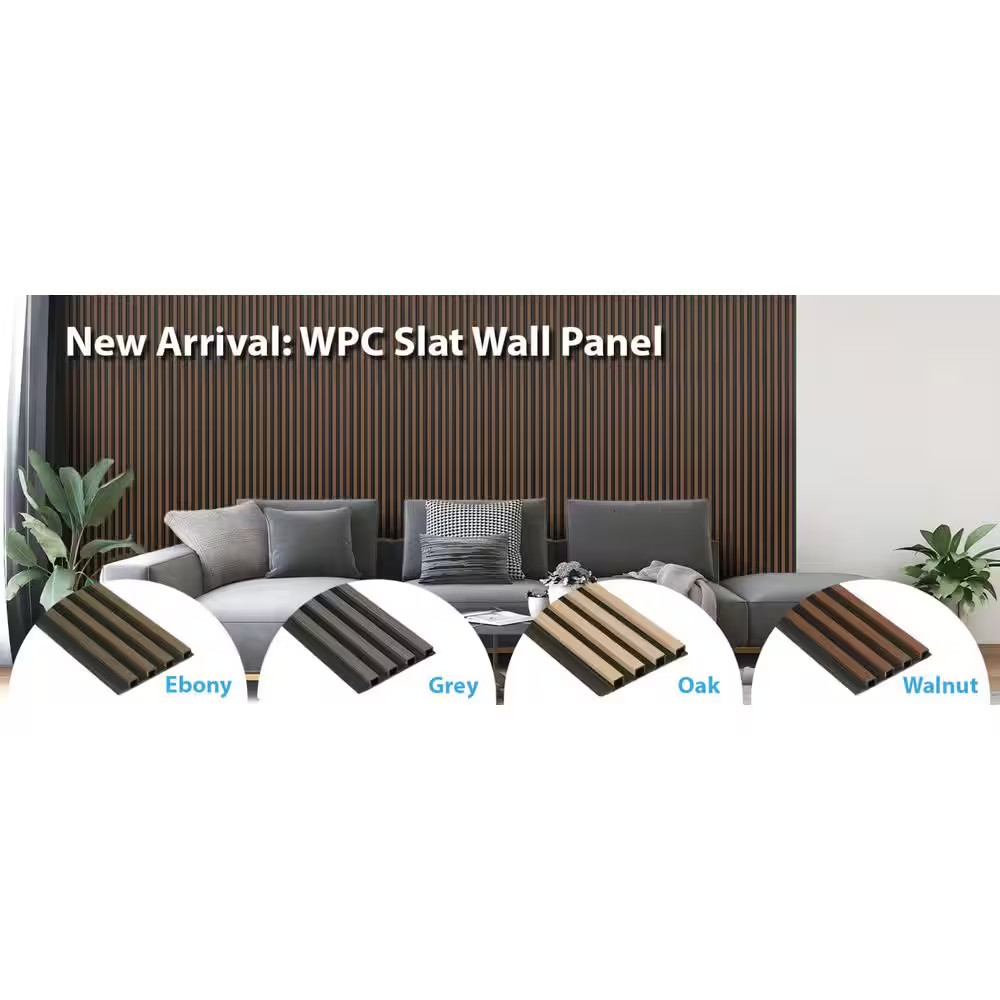 0.7 In. X 5.9 In. X 6.3 In. 4-Colour Samples Pack, PVC Decorative Wall Paneling,