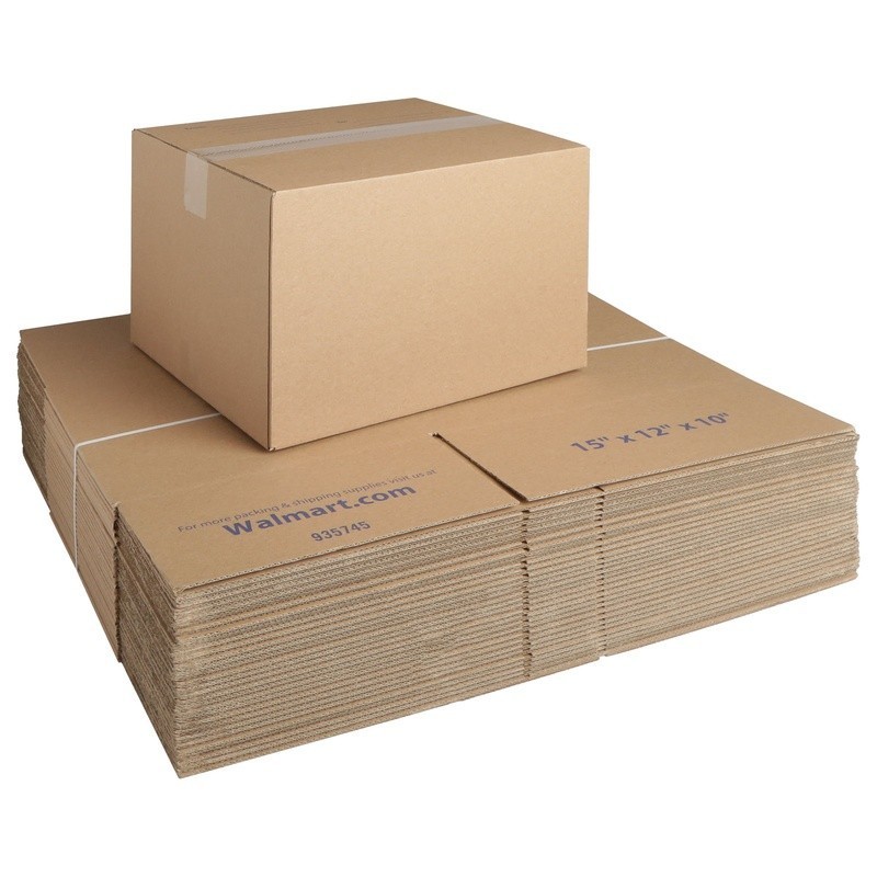 Recycled Shipping Boxes 15x12x10 Inch 30 Pack Easy Folding Eco-Friendly New