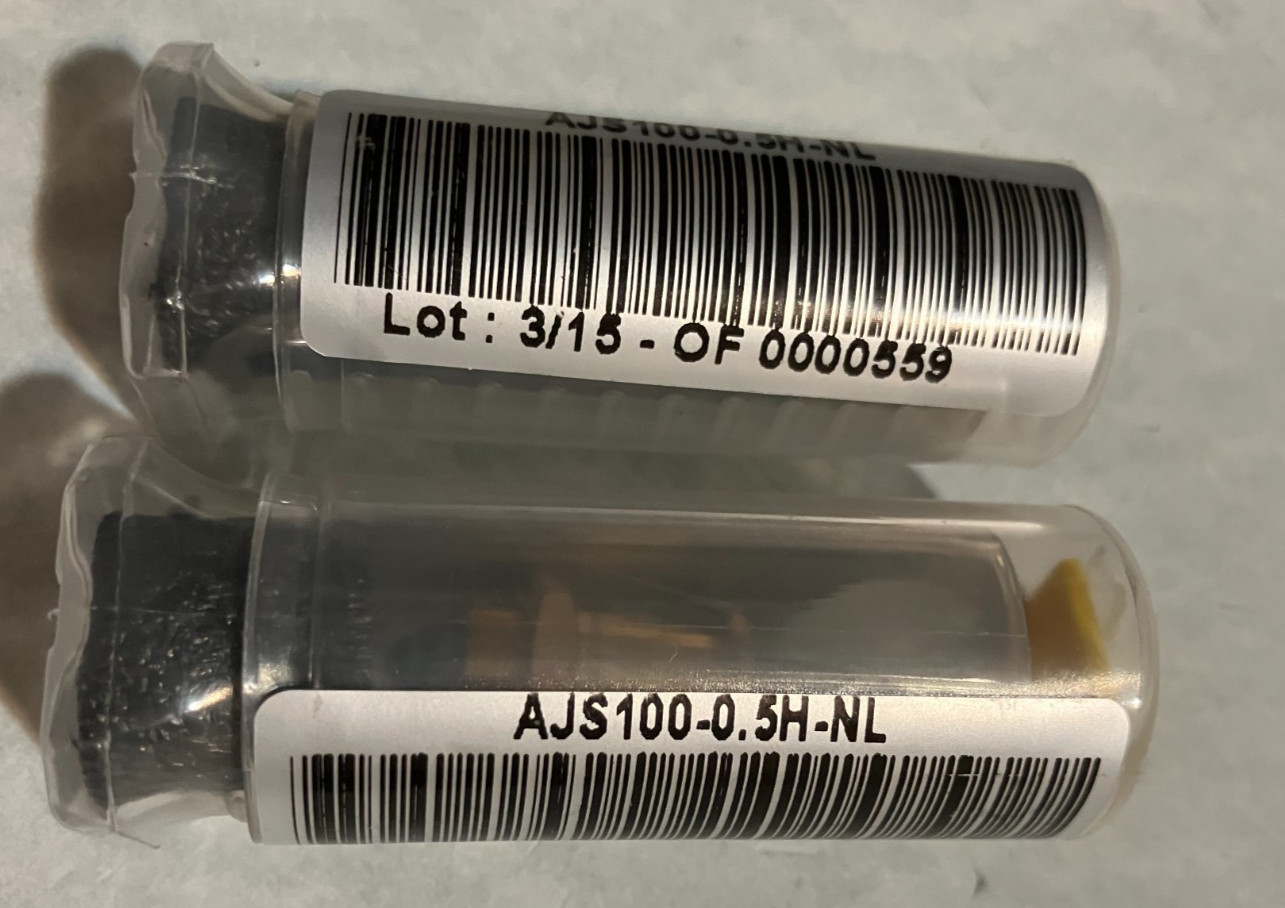 Newport AJS100-0.5H Hex Adjustment Screw 12.7mm End Lock Lot of Two