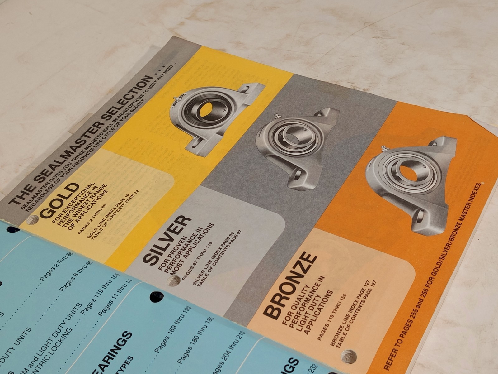 Sealmaster BP-88 Bearing Products Catalog 1988 Emerson as shown
