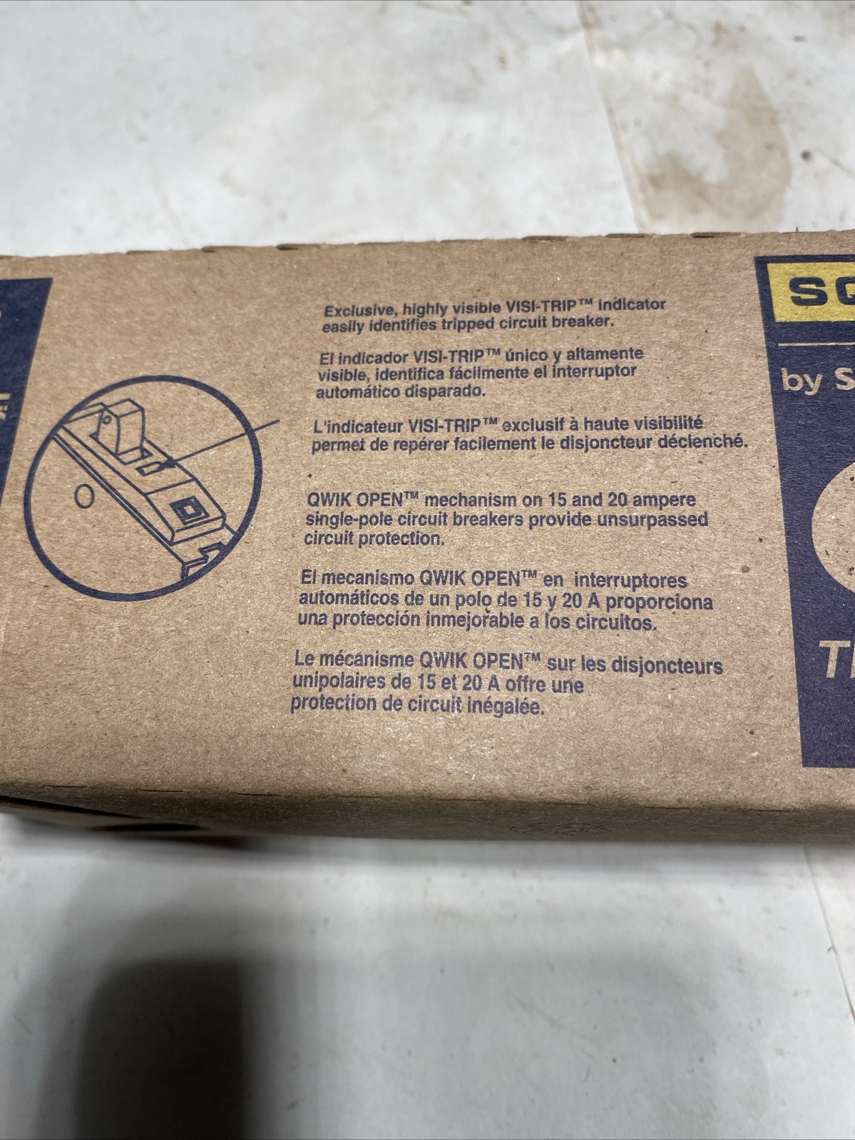 Square D 30 Amp Single-Pole Circuit Breaker QO130CP 120/240V Lot Of 3 Each NIB