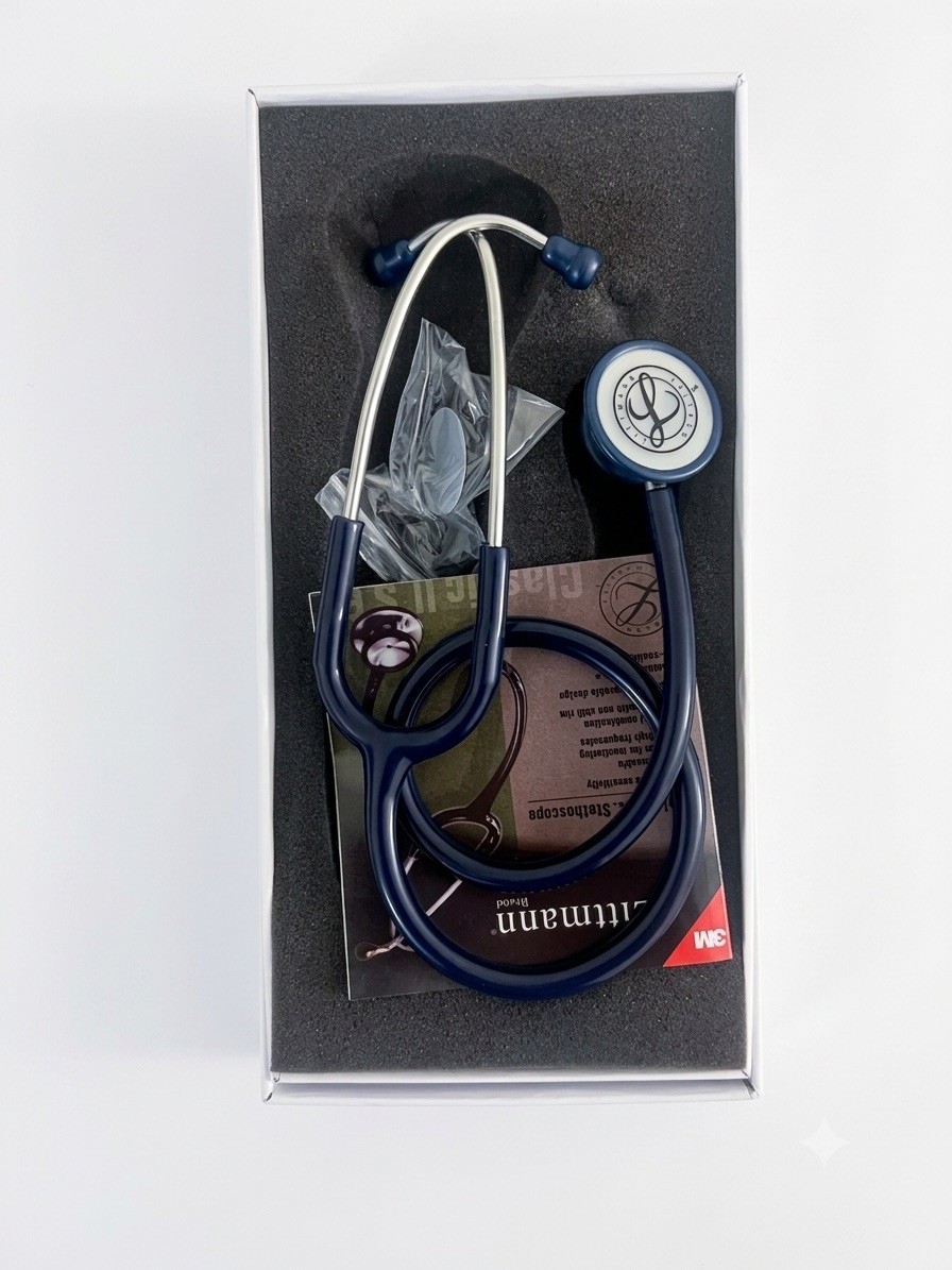 Cardiology SE II Monitoring Stethoscope Littmann Blue Open Box Free Shipping
