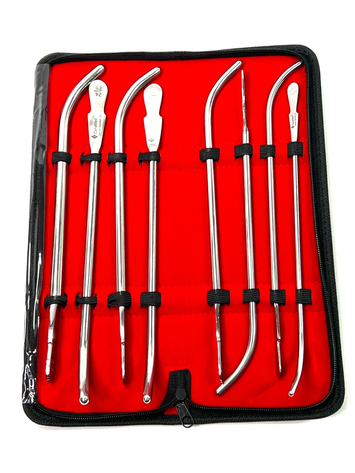 GERMAN STAINLESS VAN BUREN DILATOR URETHRAL SOUNDS 8 PIECES SET OB/Gyn Surgical