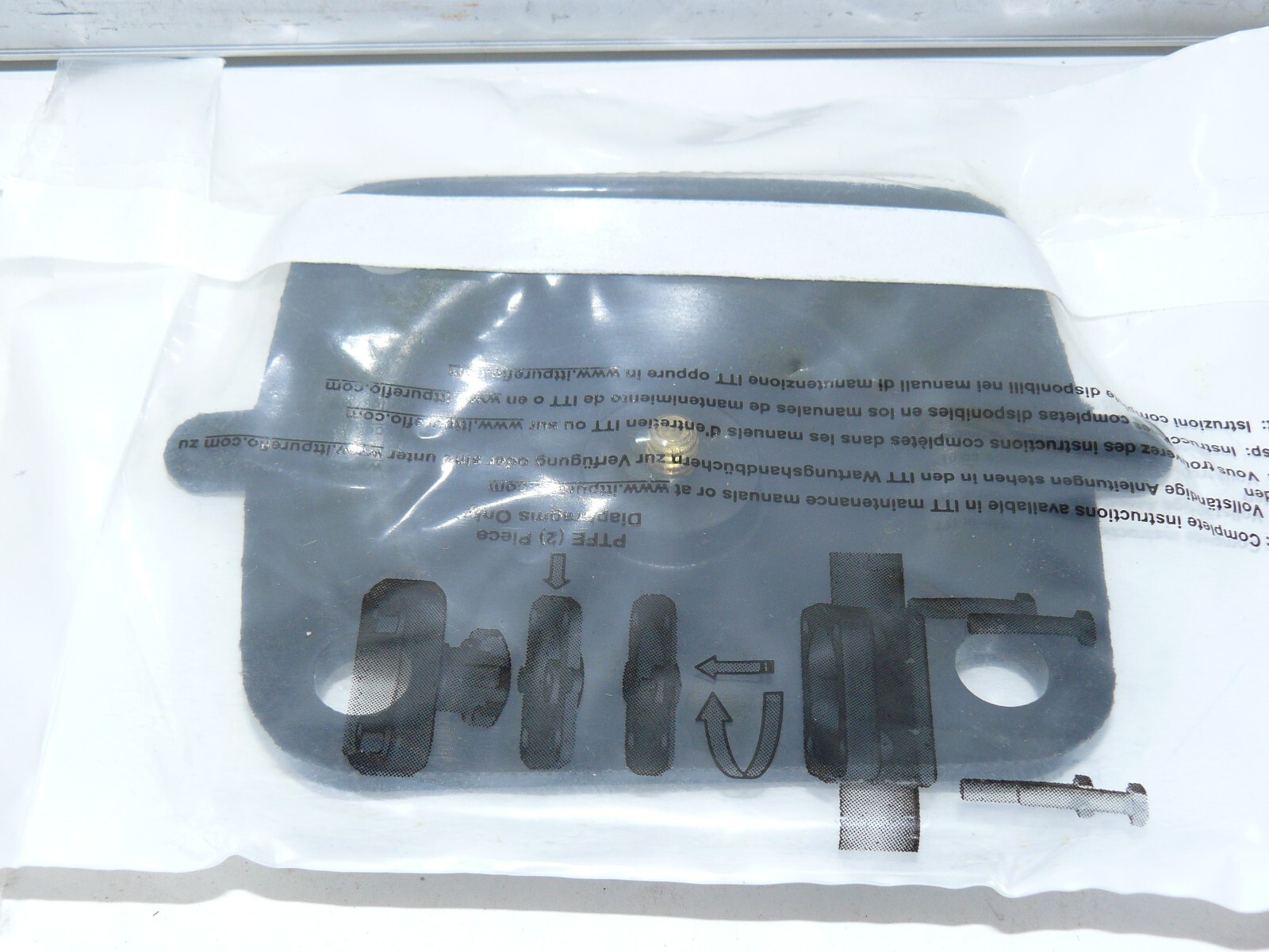 ITT INDUSTRIES 41284 DIAPHRAGM 1-1/2 INCH EPDM 17 NEW