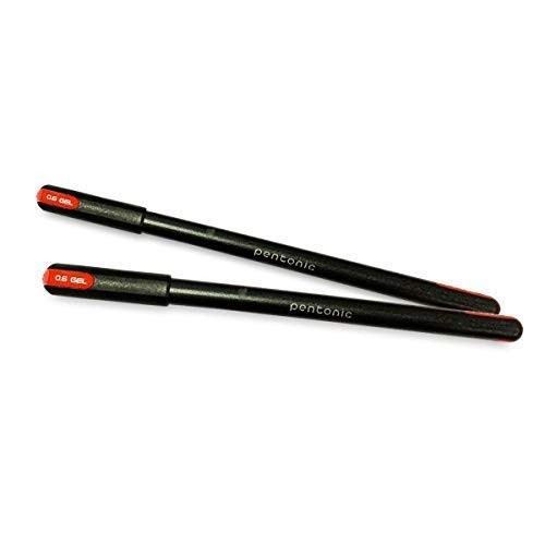 Pentonic 0.6 mm Gel Pen Blister Pack Red Ink Set of 1 X 10pcs