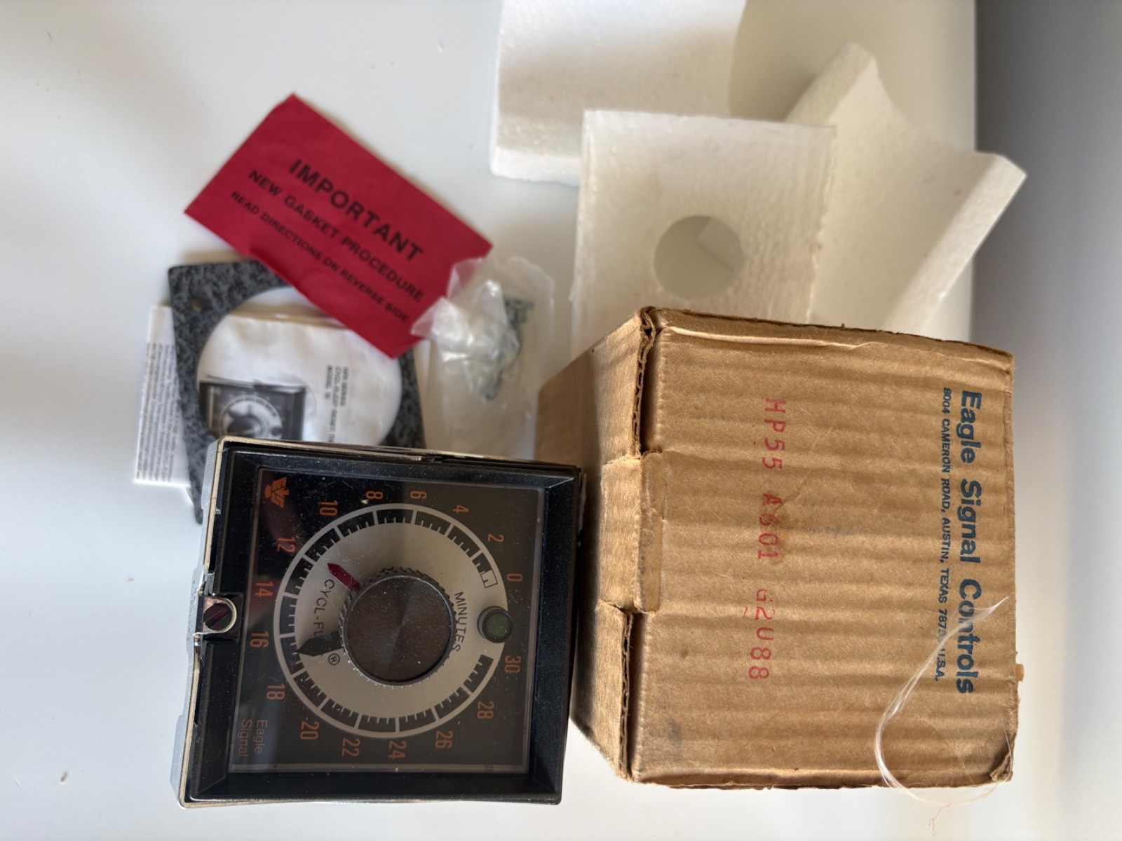 NEW Eagle Signal DANAHER HP55A601 TIMER/COUNTER 120V 0-30 Minutes NIB