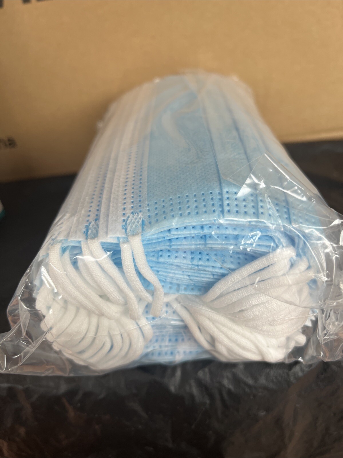 Bulk Lot 3-ply Ear Loop Disposable Face Masks, Case of 40 Packs, 2000 Pcs, NEW!