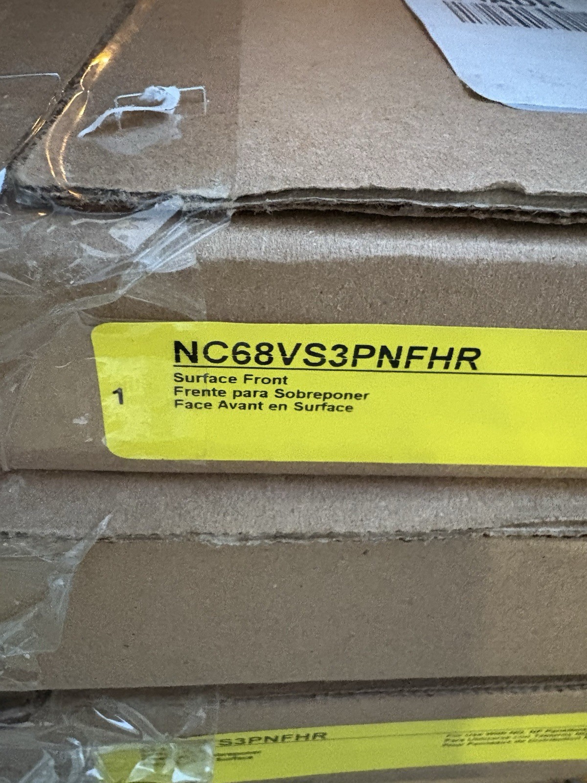 New SquareD I-Line Panelboard Enclosure Cover Type 1 20″Wx68″H NC68VS3PNFHR
