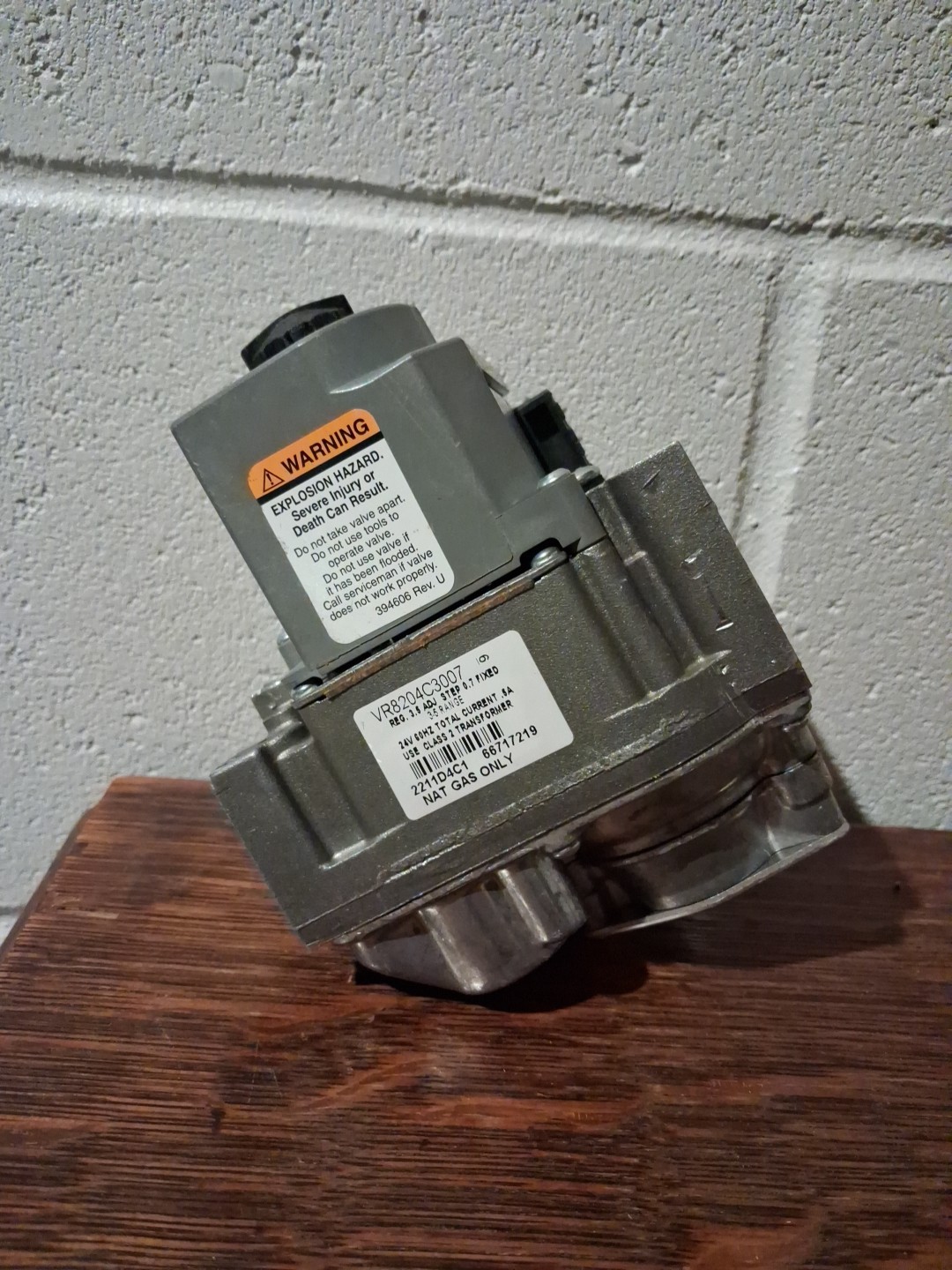 Burnham Resideo Natural Gas Valve IN3-IN6 VR8204C3007