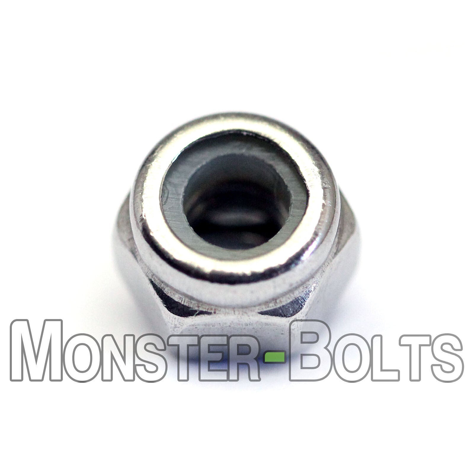 M4-0.7 / 4mm – Qty 25 – Nylon Insert Hex Lock Nut DIN 985 – A2 Stainless Steel