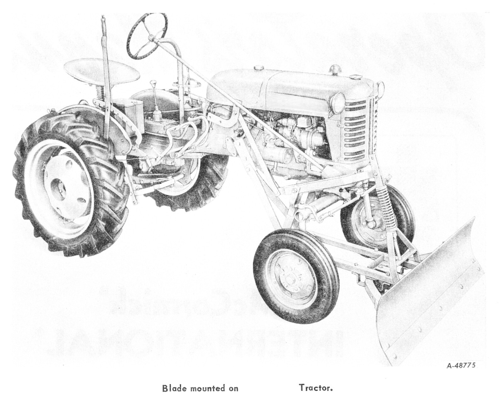 IH International McCormick Cub-54A and L-54 Leveling and Grader Blades Manual