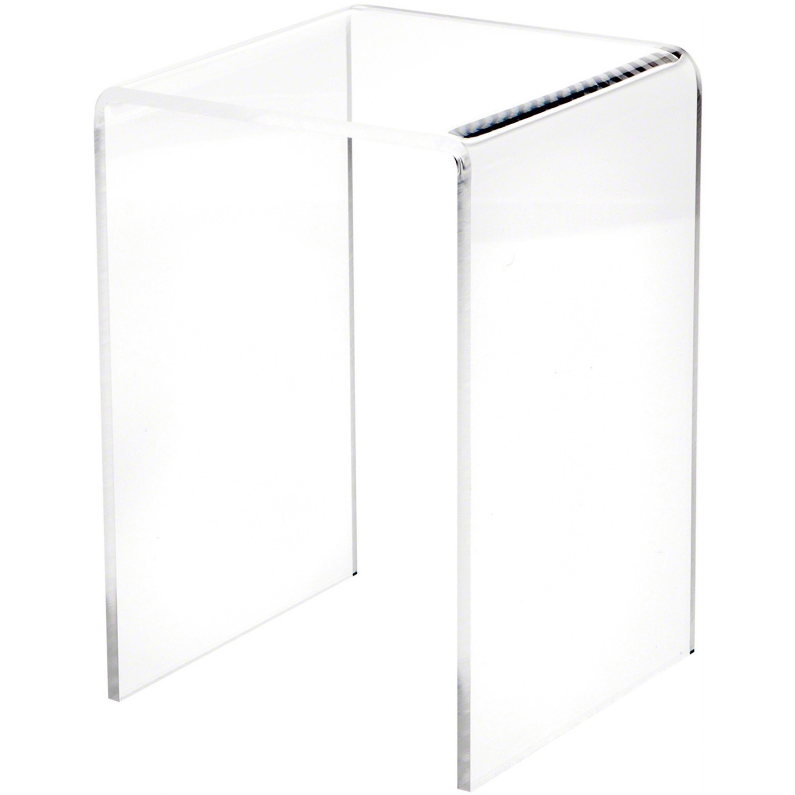Plymor Clear Acrylic Vertical Square Display Riser, 7.5″ H x 5″ W x 5″ D