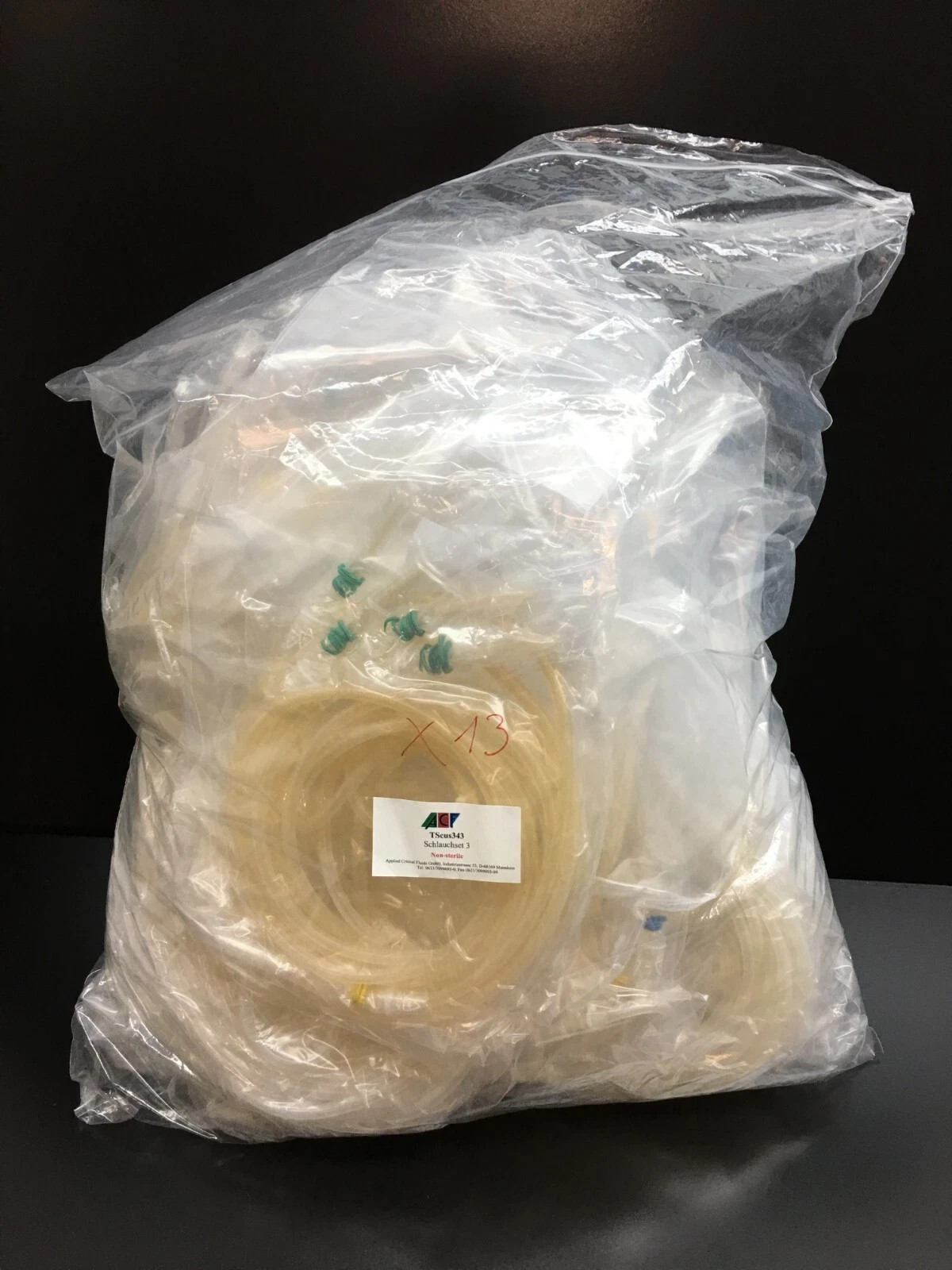 Applied Critical Fluids ACF PN TScus343 Schlauchset 3 Tubing Lot 13 Packs