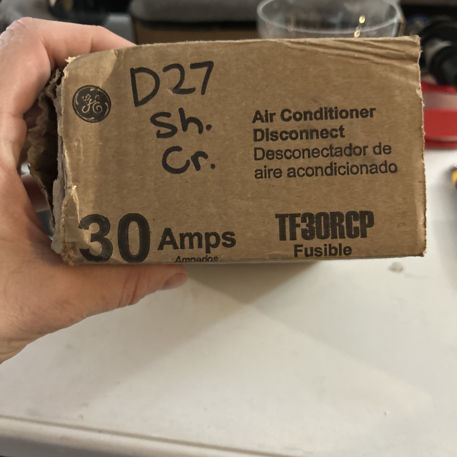 GE AC Disconnect Outdoor Switch 30A 120/240V TF30RCP