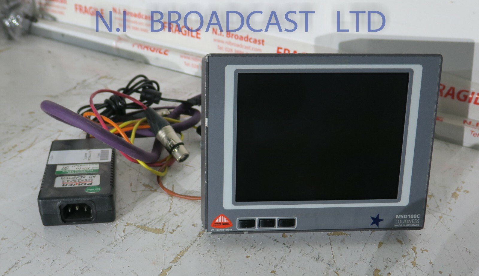 DK audio msd100c loudness monitor with analog and Digital input