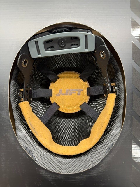 LIFT SAFETY-CAP STYLE HARD HAT-CARBON FIBER-GLOSS BLACK-ANSI CLASS C