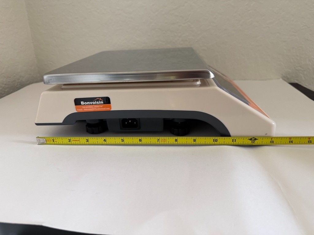 Bonvoisin Industrial Counting Scale 30kg x 1g Digital Parts Coin Weighing Scale