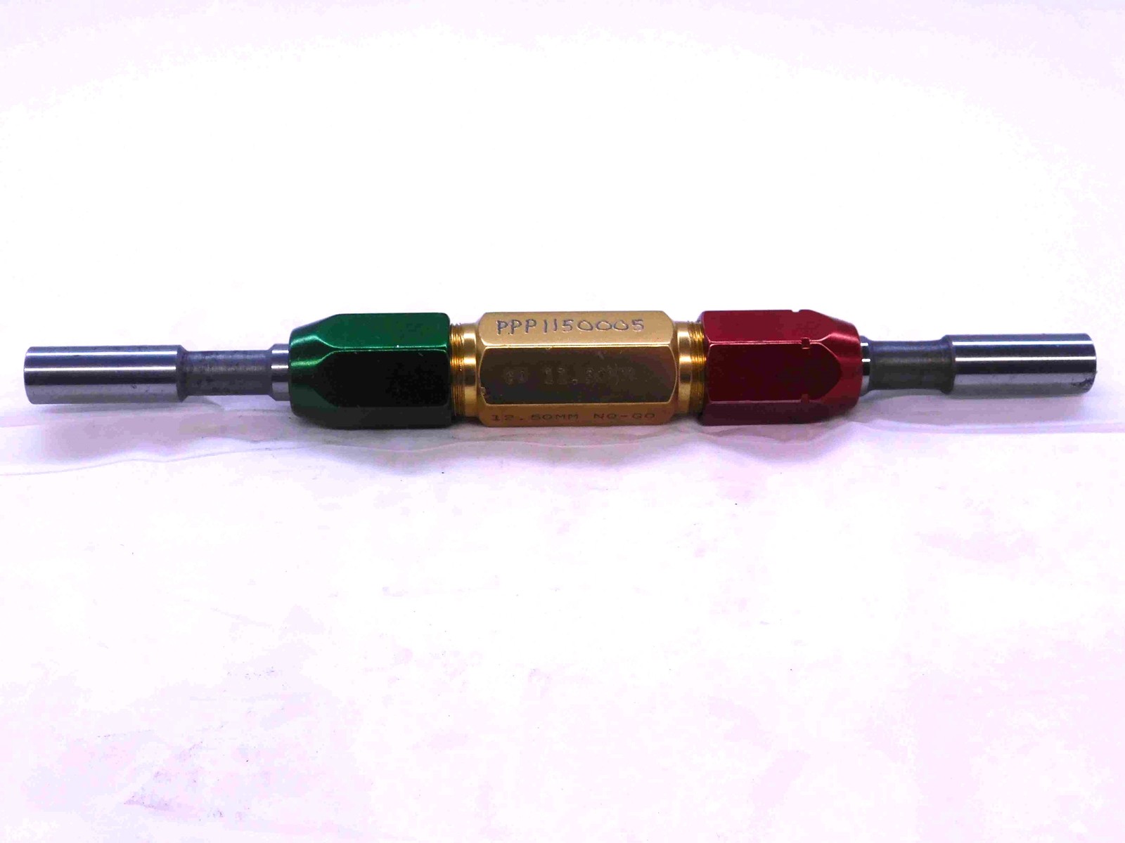 11.500 & 12.500 METRIC PIN PLUG GAGE GO NO GO ONSIZE 11.5 mm .4921 11.50 12.50