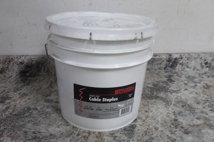 Buchanan BCS2-5M 5000 Pk Carbon Steel Cable Staples (BW)