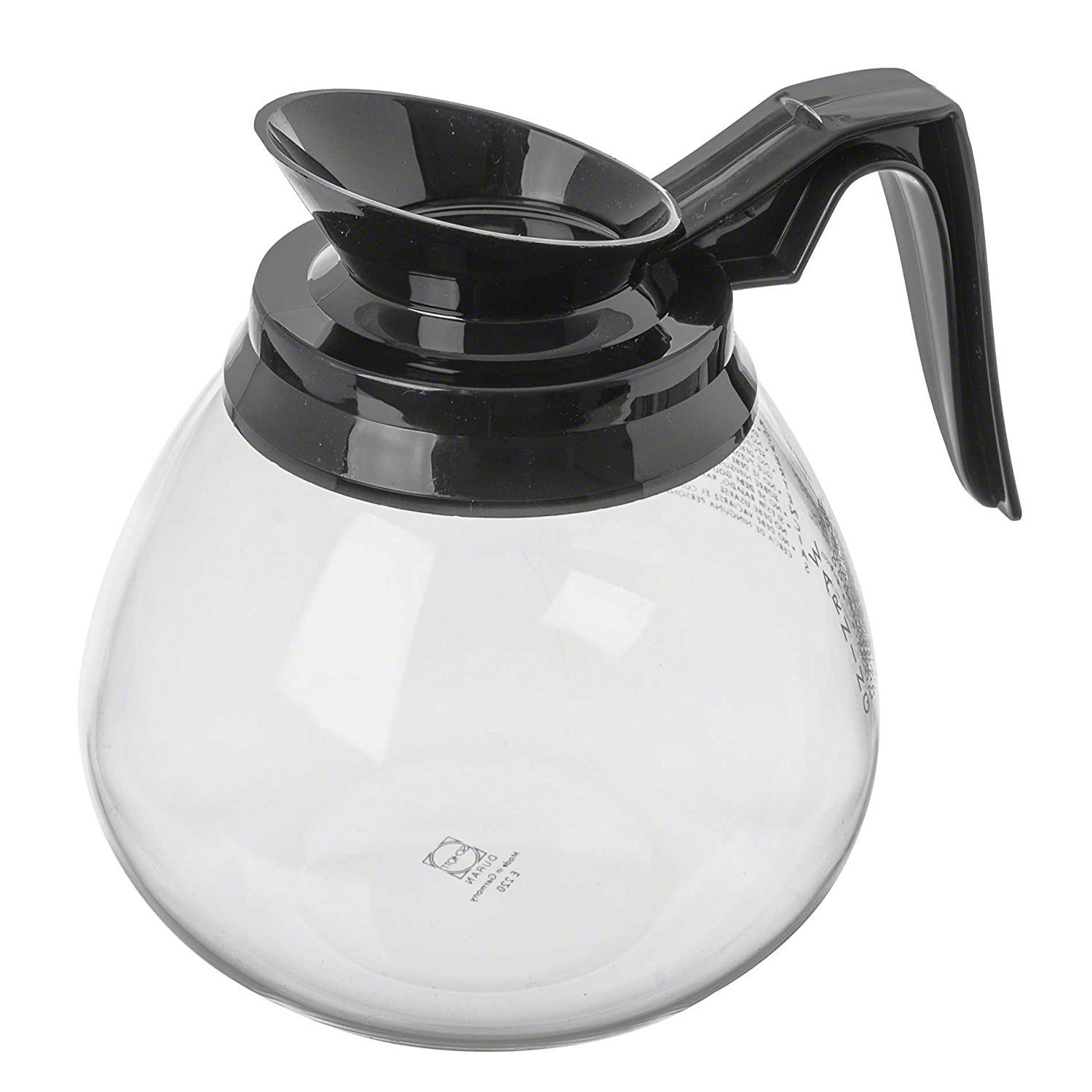 For BUNN – 2 Glass Coffee Pots/Decanter – 64 oz. Commercial – Black & Orange-NEW