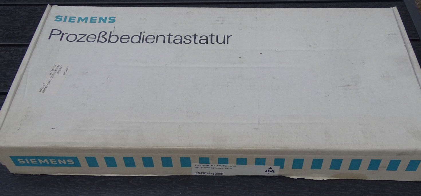 Siemens Process Control Keyboard PBT20 | 6AV9 020-1DB00 | E:02 | 6AV9020-1DB00