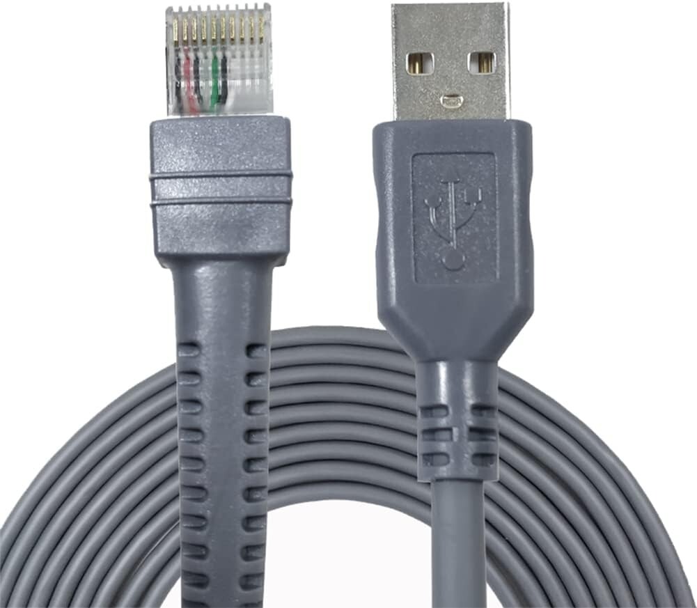 7 ft USB Cable for Symbol Barcode Scanner ls2208 ls4208 CBA-U01-S07ZAR
