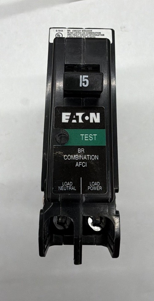 Eaton BRP115AF 120/240V 15A Single Phase Circuit Breaker