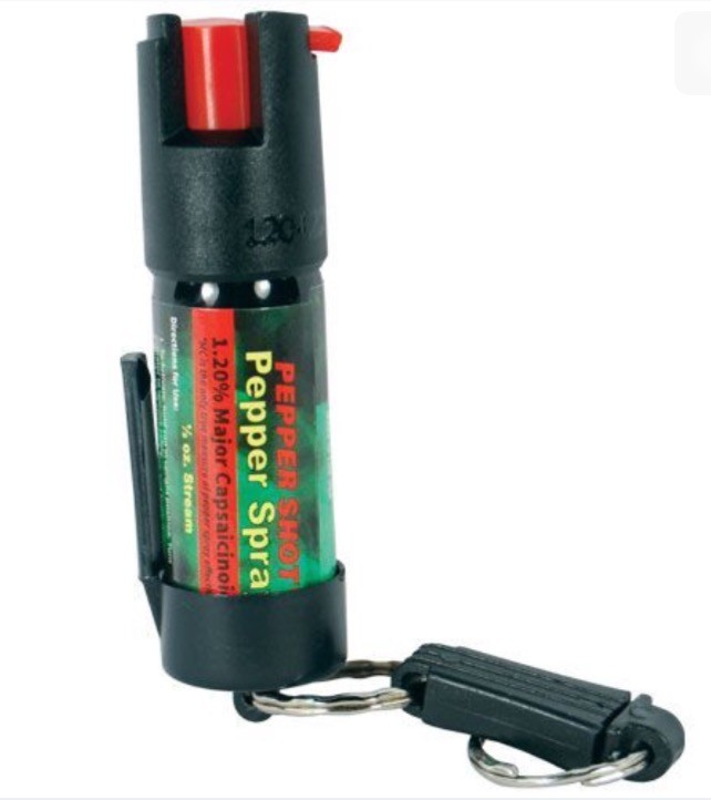 ULTRA HOT Police pepper spray 1/2oz ounce Safety Lock Personal Defense Security