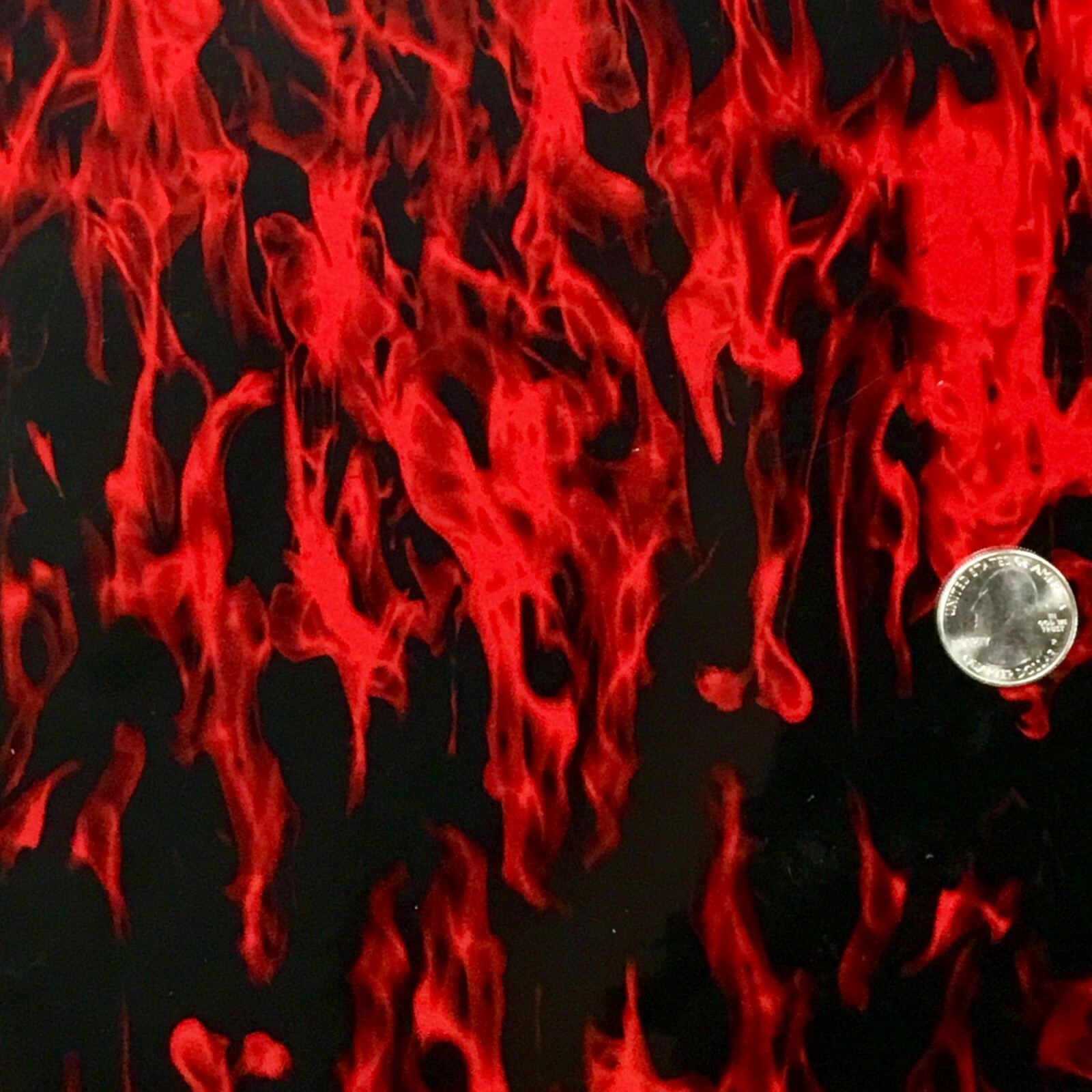 Hydrographic film Red Flames Fire hydro dipping 7′ x 20″ hydro dip