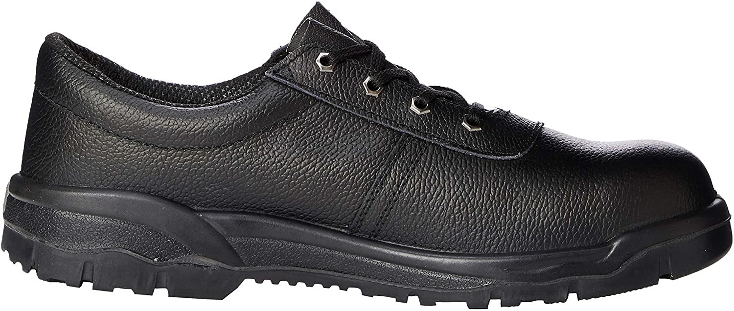 Portwest FW14 Steelite Black Leather Work Boots With Protective Steel Toecap