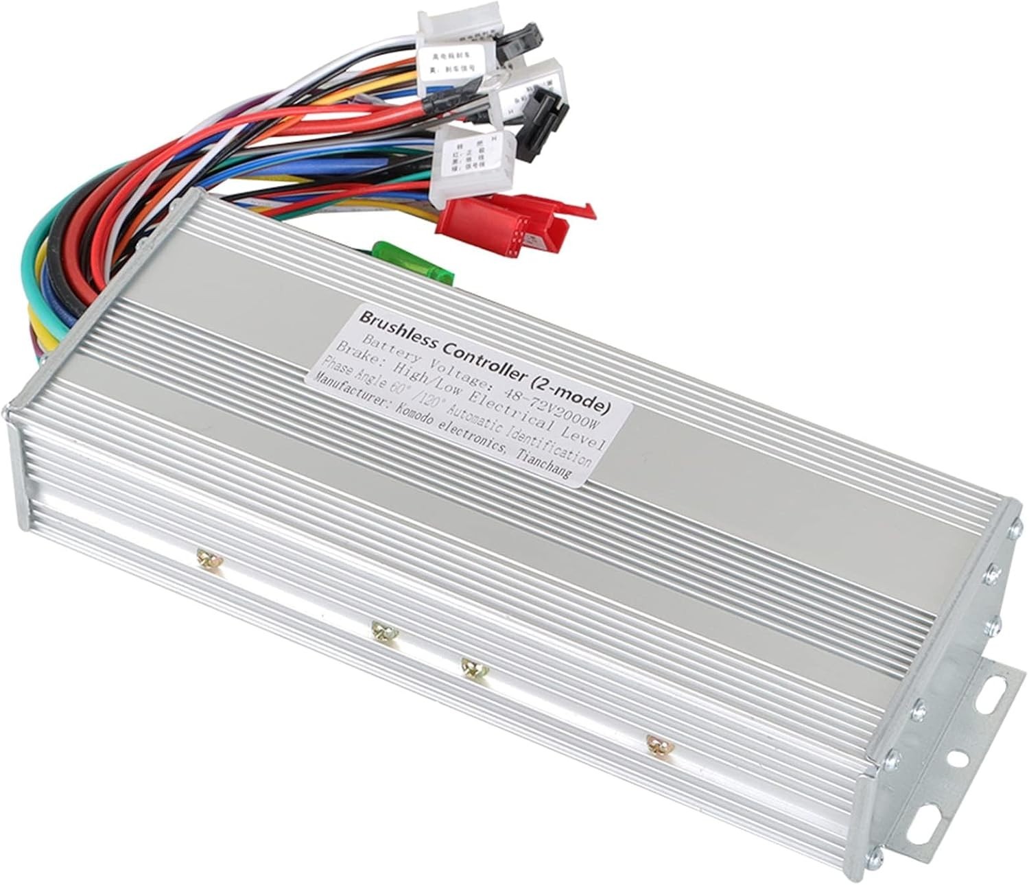 48V 72V 2000W Brushless Motor Controller 2-Mode Square Wave 18-Pipe E-Bike NEW
