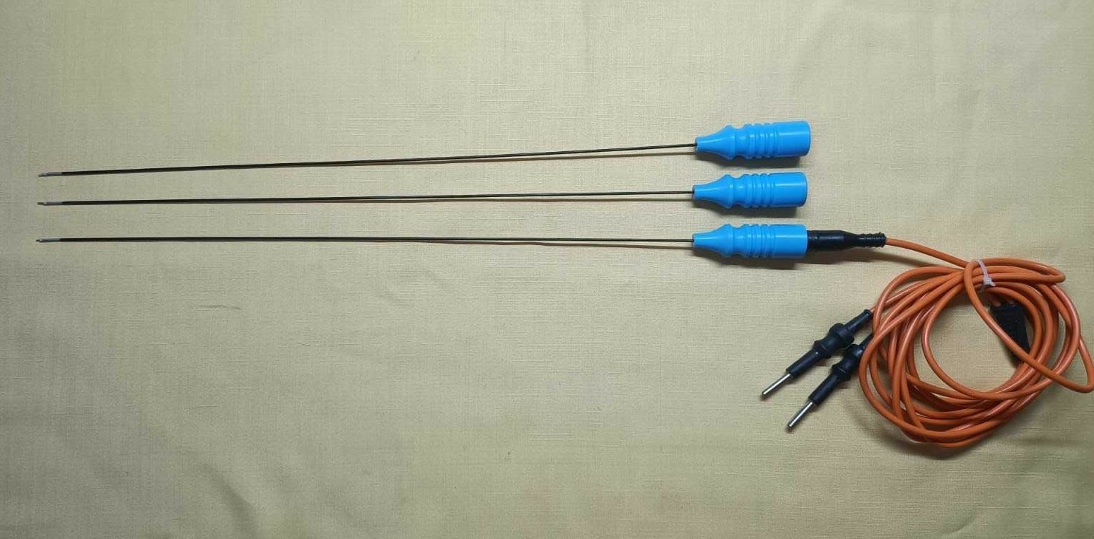 3pc Hysteroscopy Bipolar Spatula 5FR 40cm & Cable Reusable Surgical Instruments
