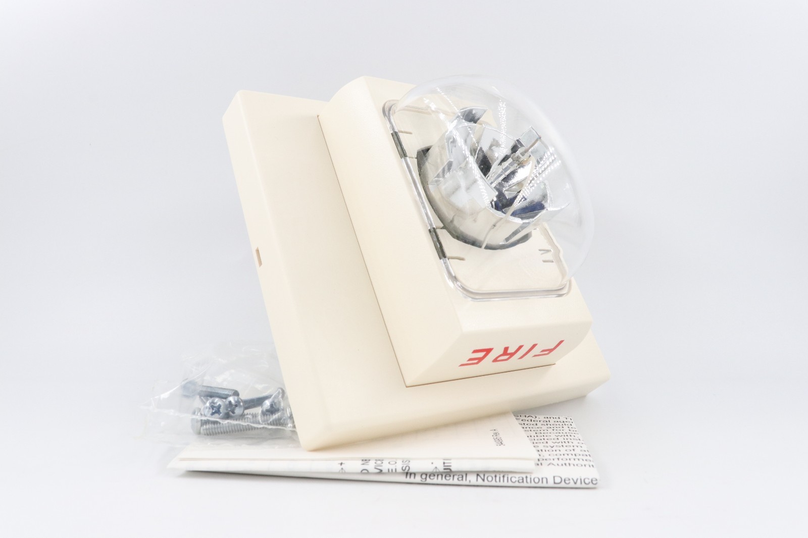 CERBERUS U-S30-W-C SIEMENS 500-696879 WHITE STAND ALONE STROBE, 30/75CD 20-31VDC