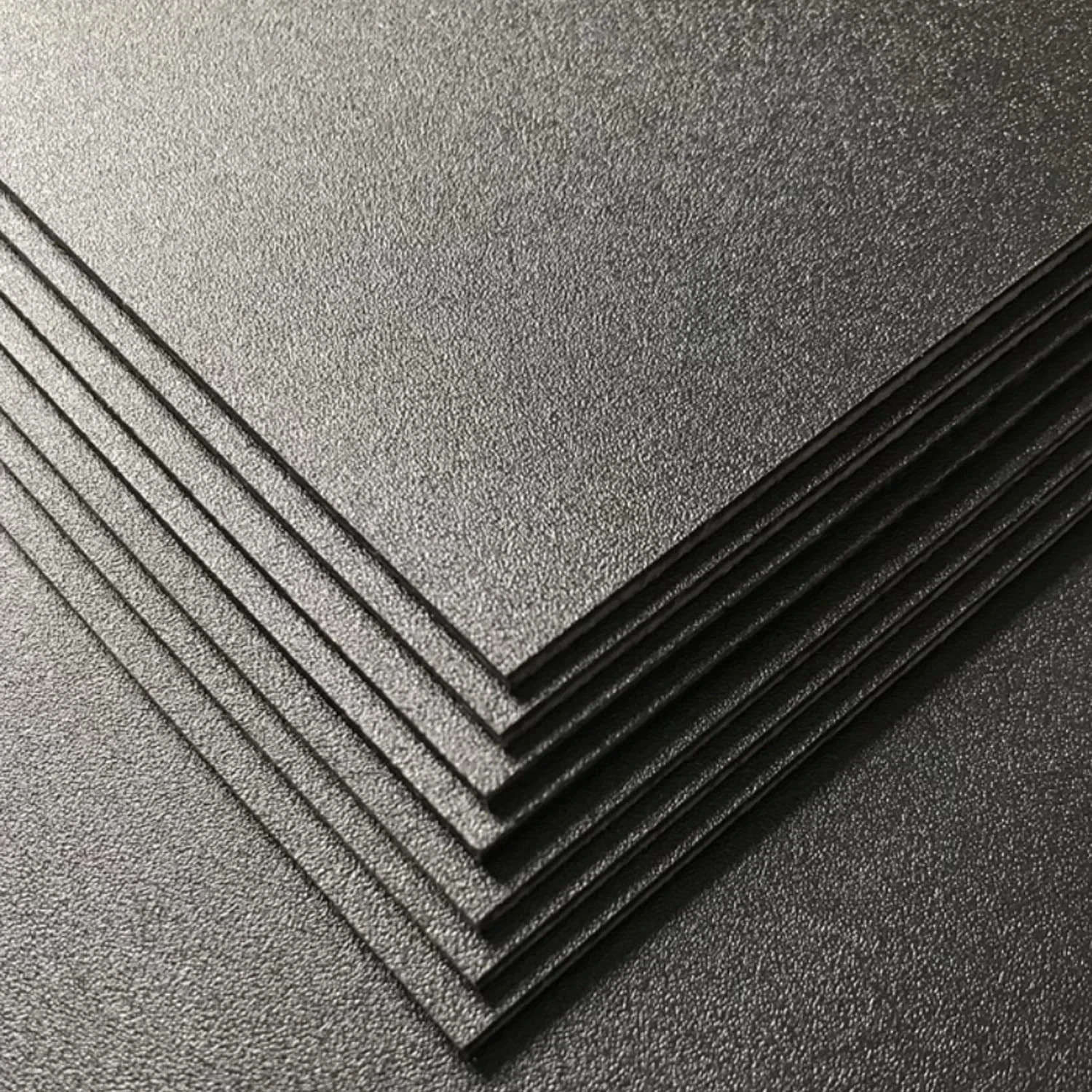Pack of 2 ABS Plastic Sheet, Black Plastic Sheet 8″ x 12″ x 1/8″ Thick (3mm)