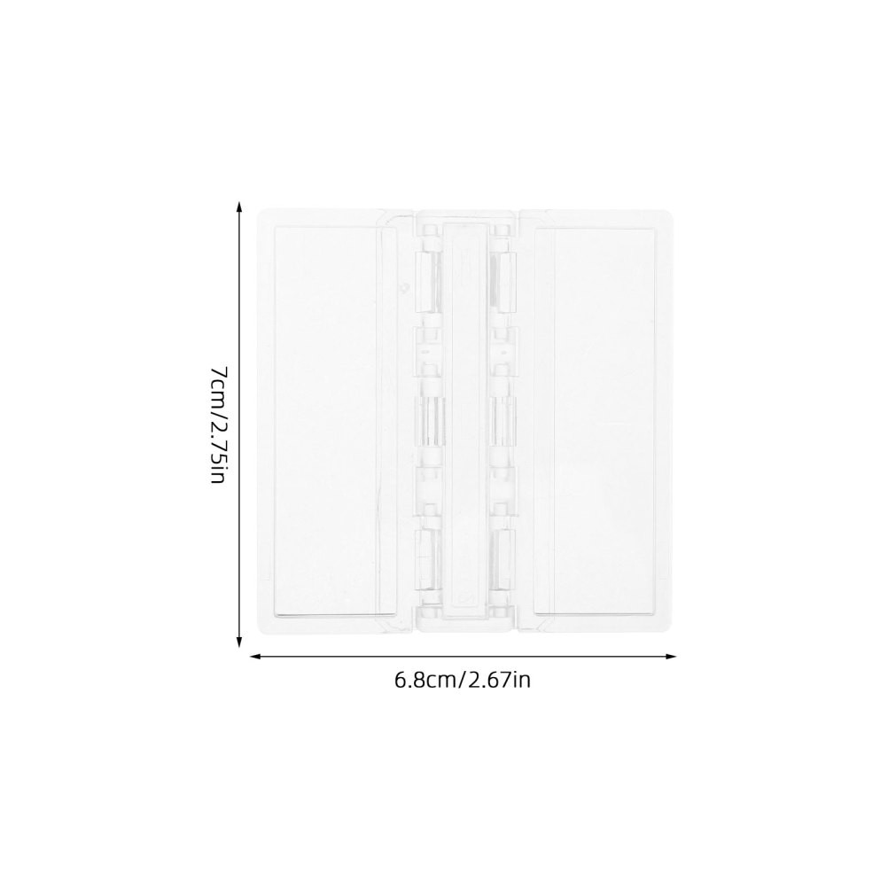 6Pcs Childproof Sliding Door Latch Locks Durable Transparent Pc for Home Use