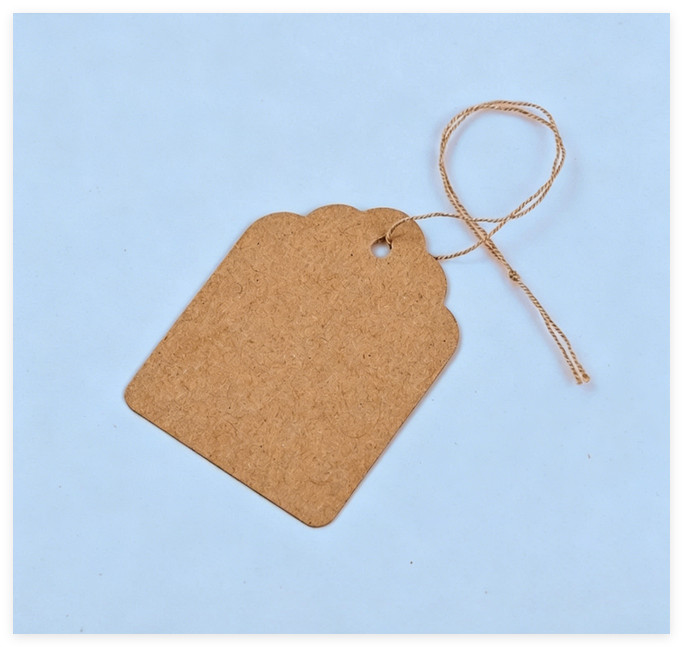 1000/500/200/100Pcs Tags 1.89 × 1.18 Inch/1.18 × 0.78 Hang Tag with Strings