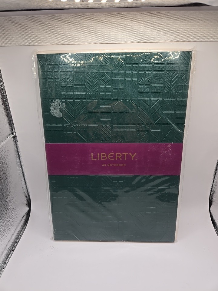 Liberty Dark Green Tudor A5 Embossed Journal