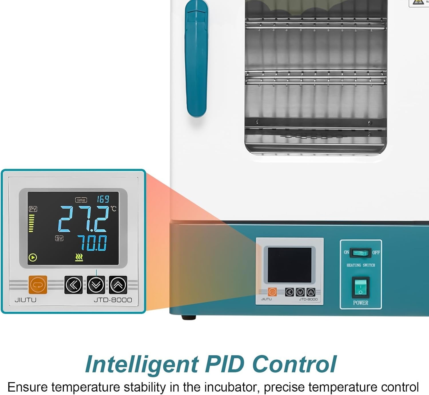 Lab Incubator 20L Precise Temperature Control 0-65°C Digital Microbiological