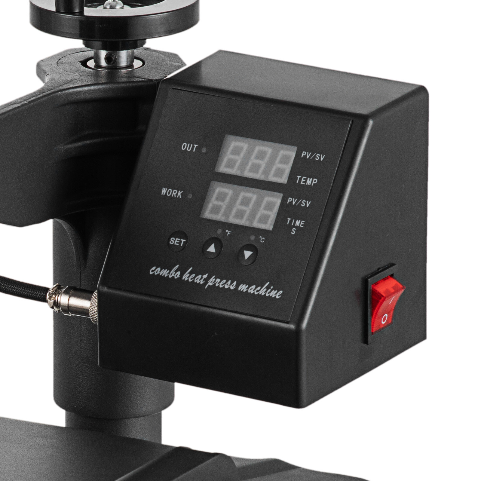 8 in 1 Heat Press Machine Swing Away Digital Sublimation T-Shirt/Mug/Plate Hat