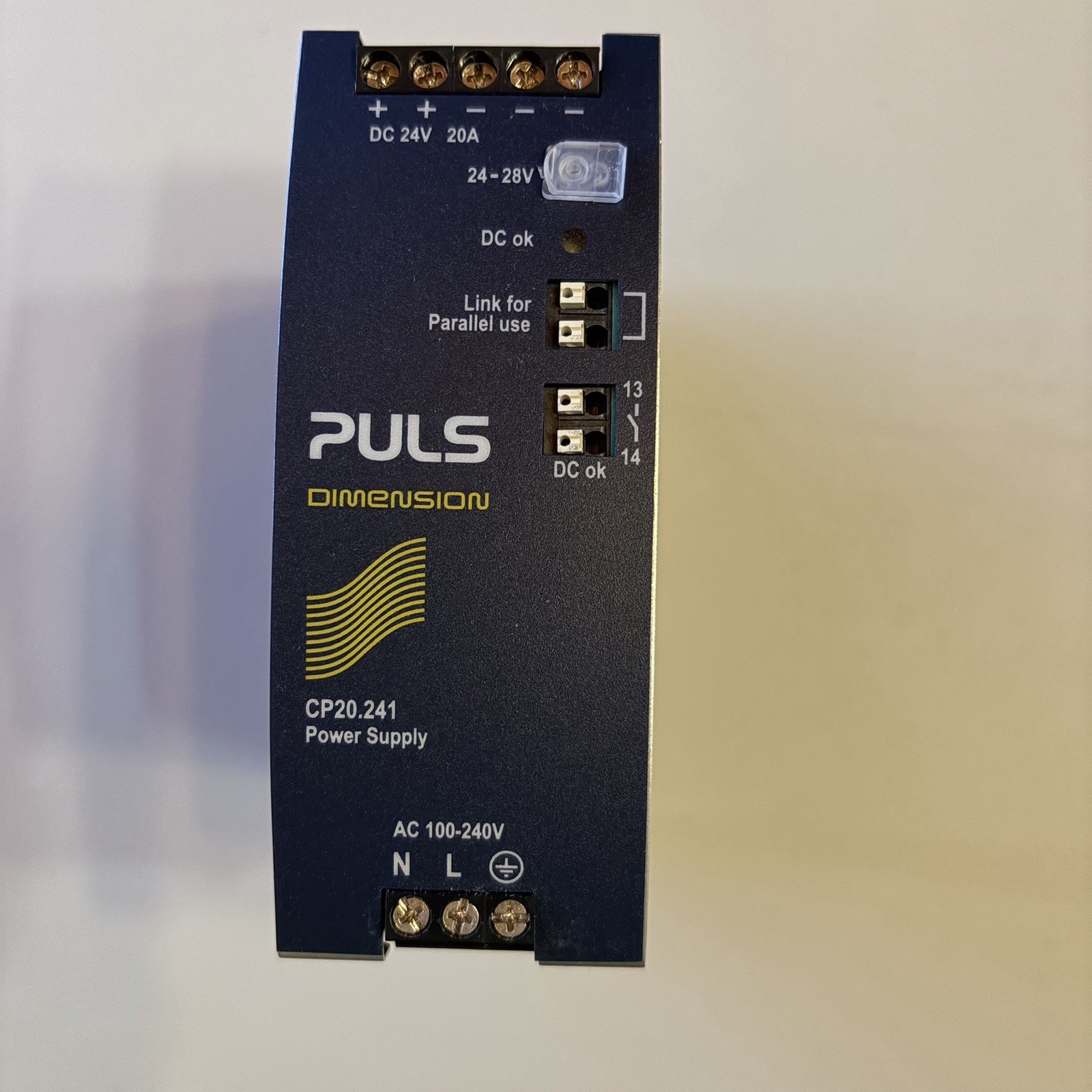PULS CP20.241 Power Supply 120VAC/24VDC 20A NEW
