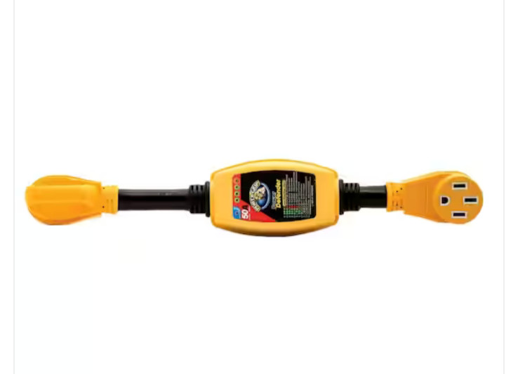 Camco Power Grip – Circuit Analyzer – 50Amp 24″ Dogbone 125V / 250V | 55313