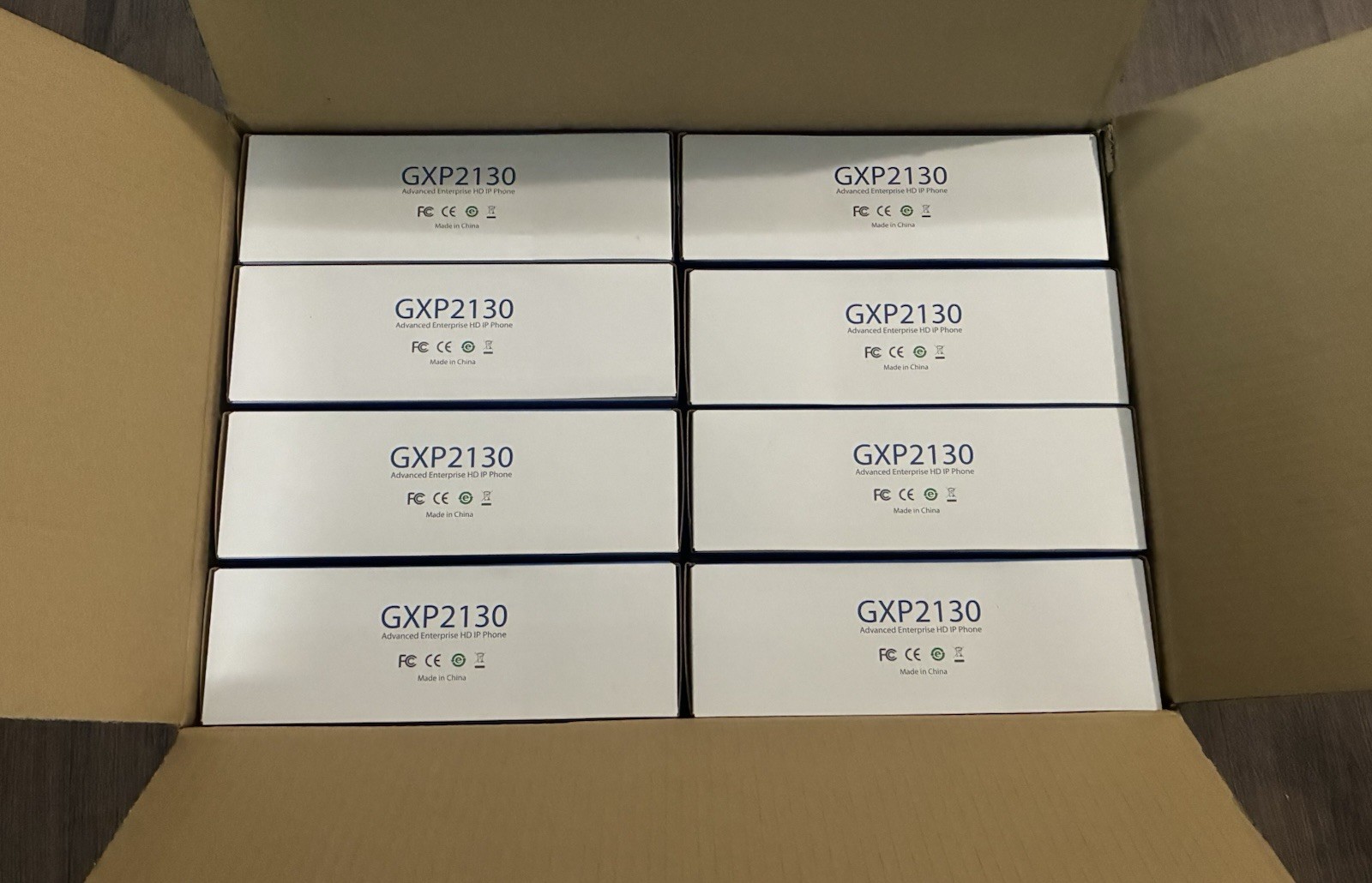 New Lot of 8 – Grandstream GXP2130 Advance Enterprise HD IP Phones