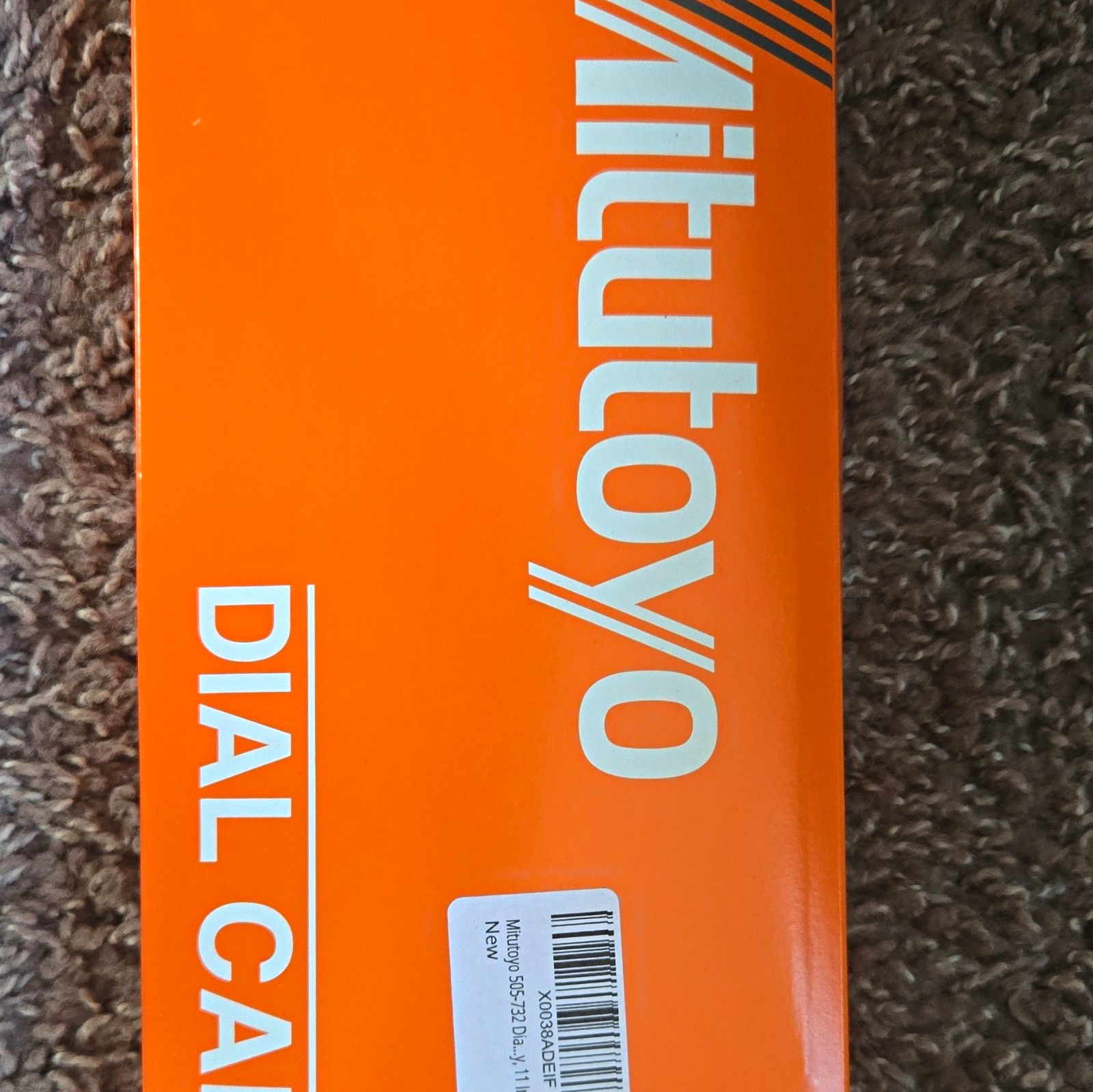 Mitutoyo Dial Caliper 0-150mm 0.01mm Grad 0.02mm Accuracy Yellow 505-732